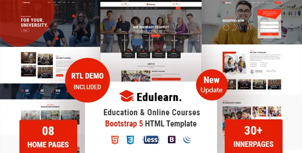 Edulearn - Education HTML Template