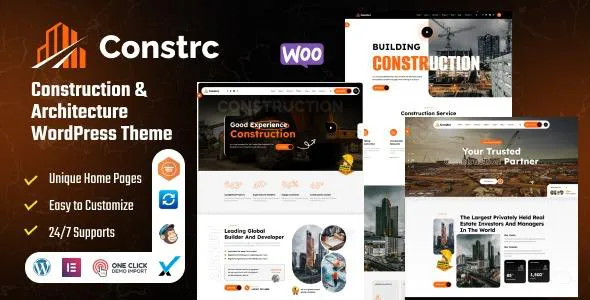 Constrc - Construction and Architecture WordPress Theme