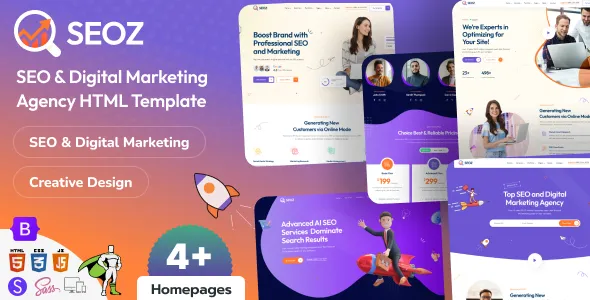 SEOZ - SEO & Digital Marketing Agency HTML Template