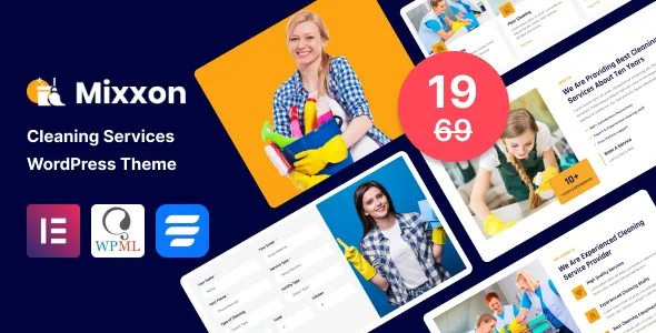 Mixxon - Cleaning Services WordPress Theme
