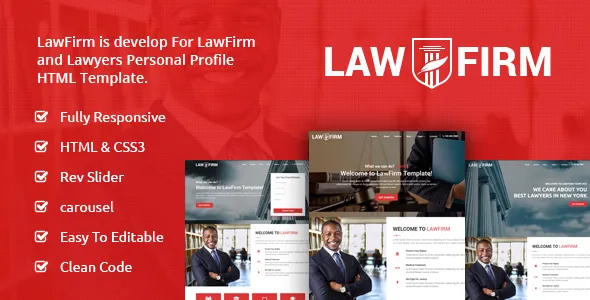 LawFirm - Lawyers Html Template
