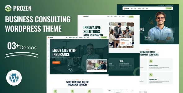 Prozen - Business Consulting WordPress Theme