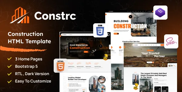 Constrc - Construction and Architecture HTML Template
