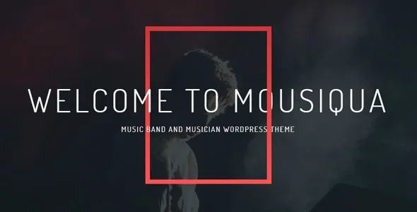 Mousiqua | Music Band & Musician OnePage WordPress Theme