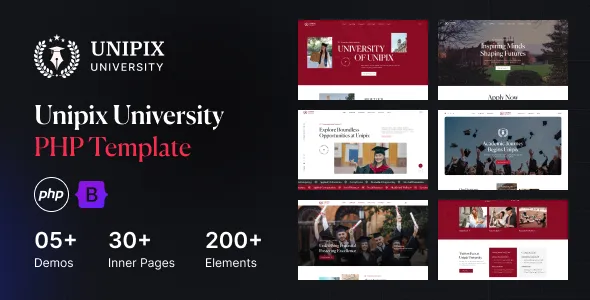 Unipix - University Education Laravel Template
