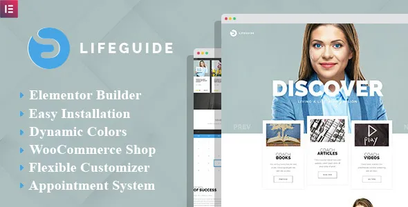 LifeGuide - Public Speaker & Life Coach WordPress theme