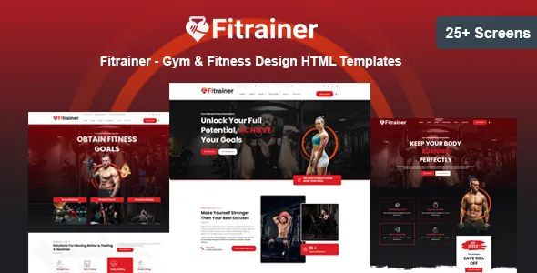 Fitrainer - Gym & Fitness HTML Templates