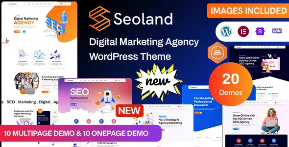 Seoland - SEO And Digital Marketing Agency WordPress Theme