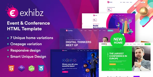 Exhibz - Conference and Event HTML Template