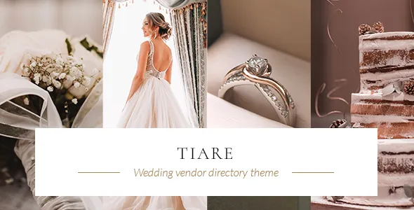 Tiare - Wedding Vendor Directory WordPress Theme