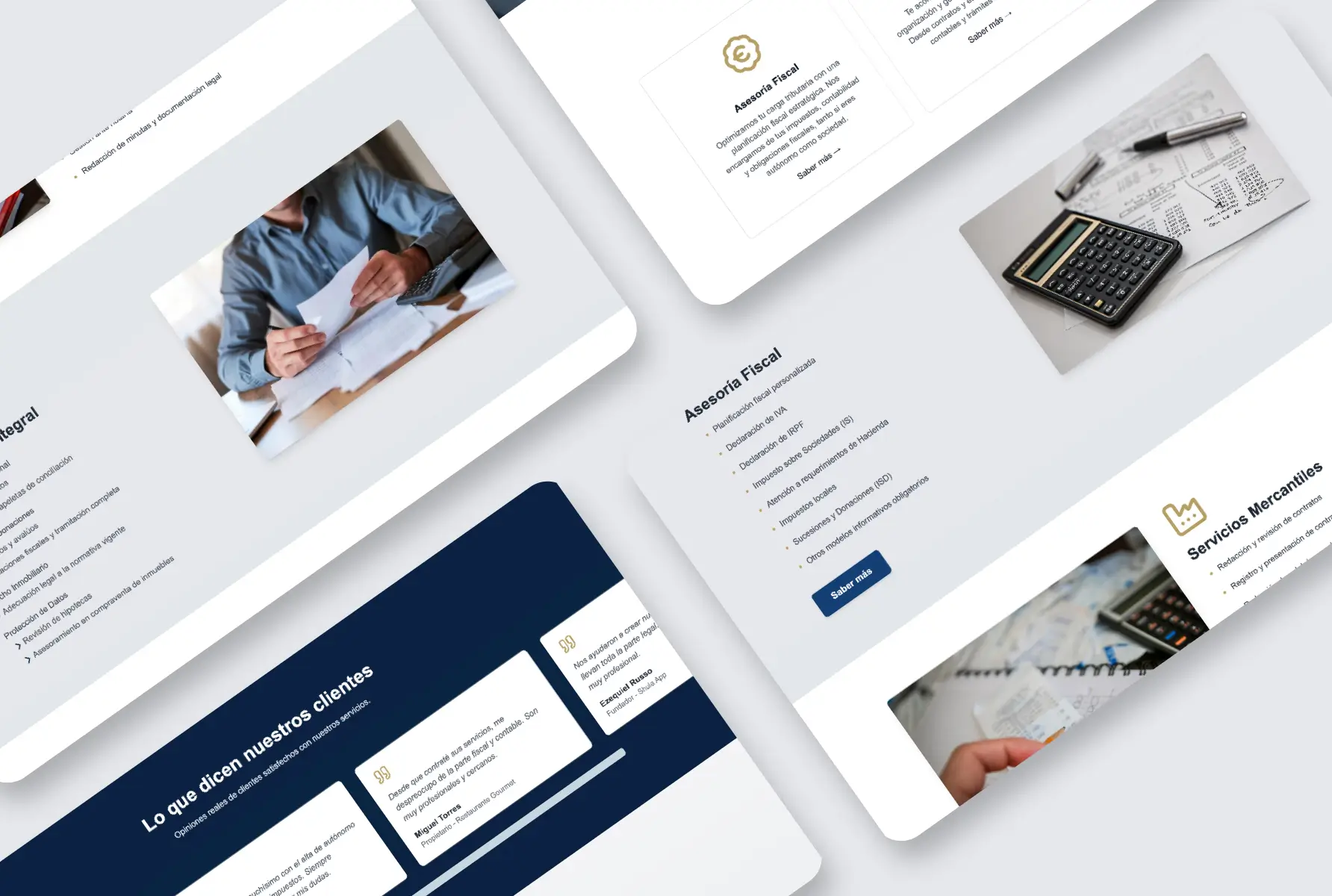 Gestoría Legal Mockup