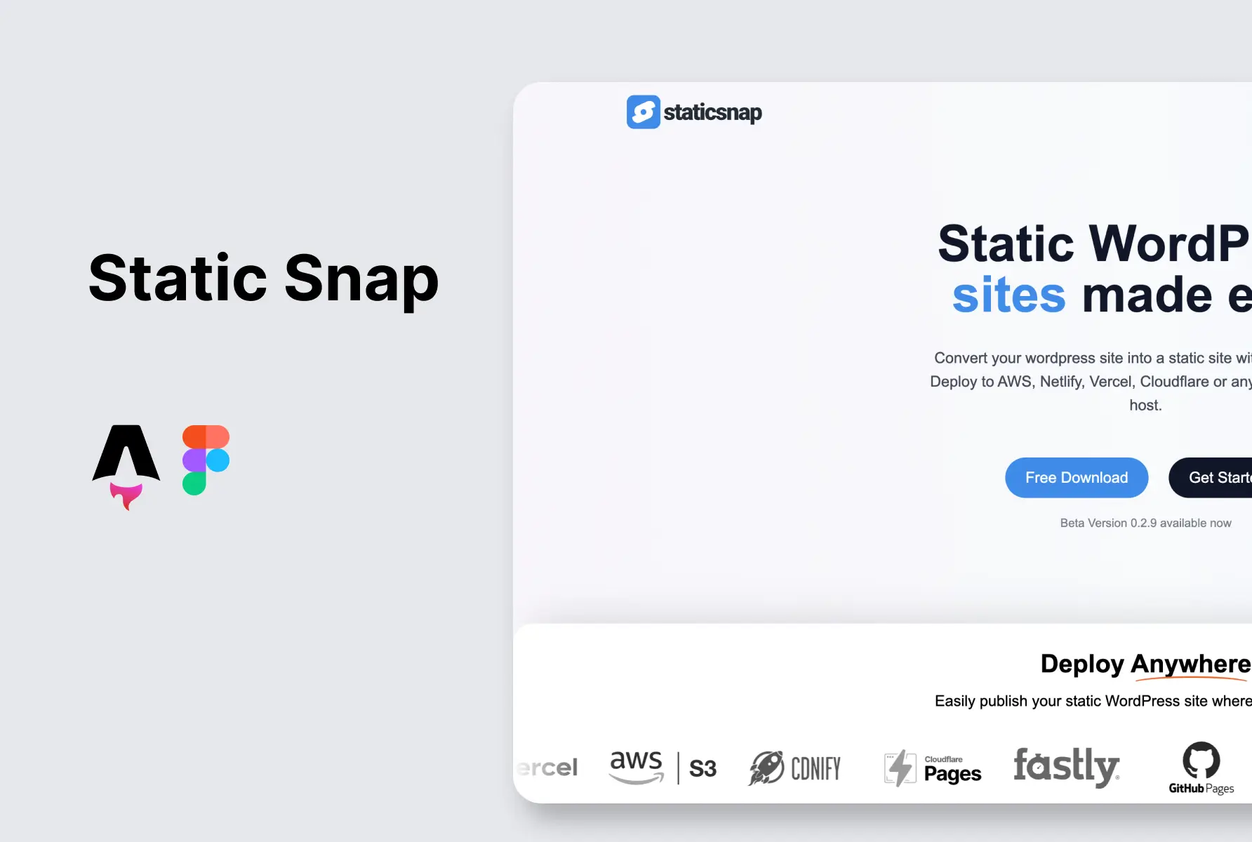 Diseño de StaticSnap